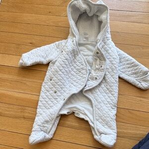 Carter's Soft Sherpa-Lined Baby Bunting in Cream
